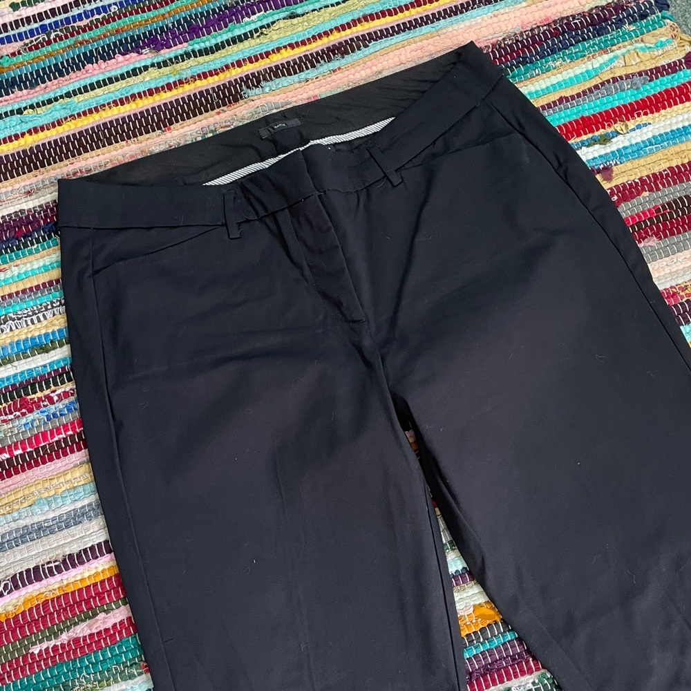Worthington Petite Black Ankle Pants-#2034